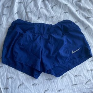 Nike dry fit womans royal blue running shorts in size extra small